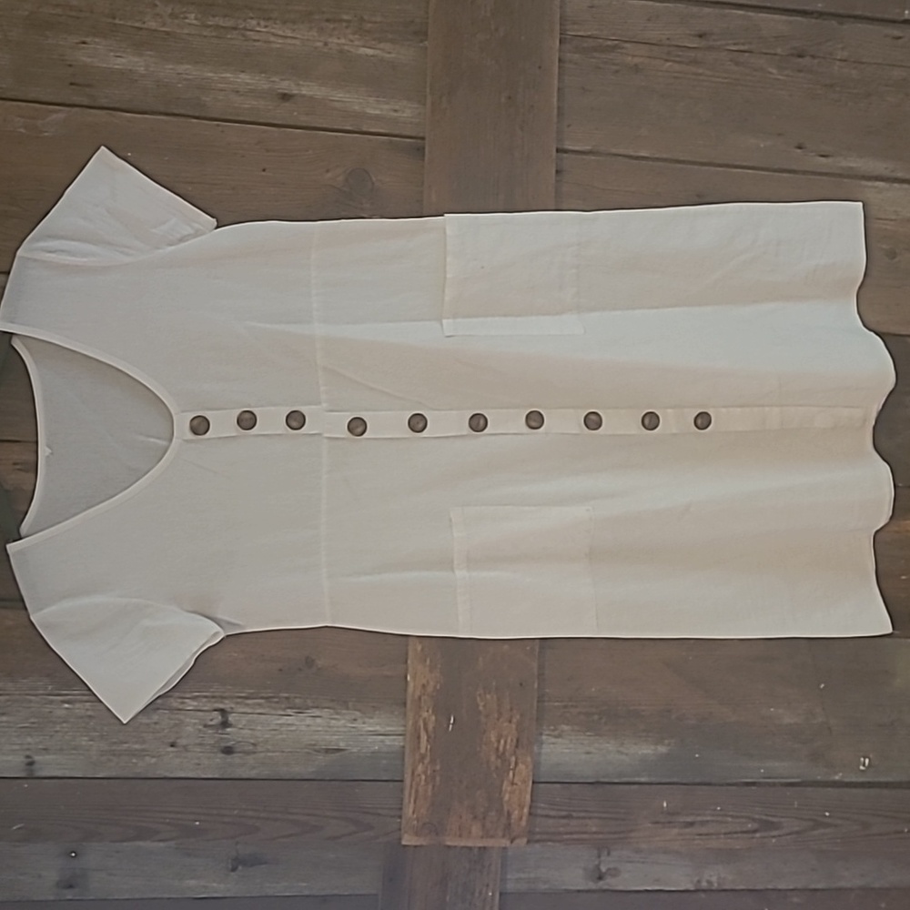 NWOT Linen dress with pockets